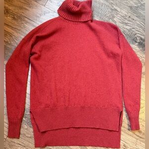 Saks Fifth Avenue Red Cashmere Sweater